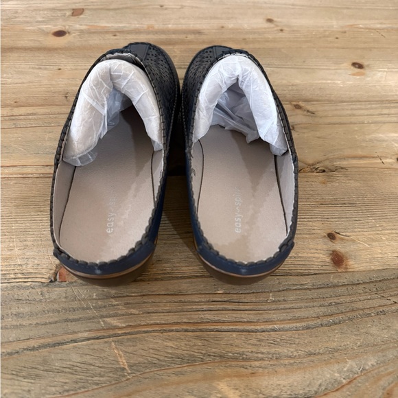 Easy Spirit Dusk SlipOn Mules, Size 6 Wide, Dark Blue, New In Box - Picture 4 of 5